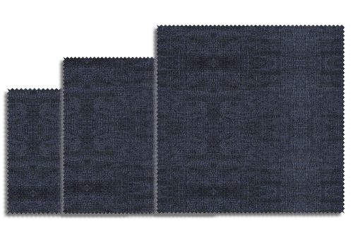 Nuts Innovations Bienenwachstuch 3er Set Jeans - Lebensmittelbehälter / Vorratsdosen