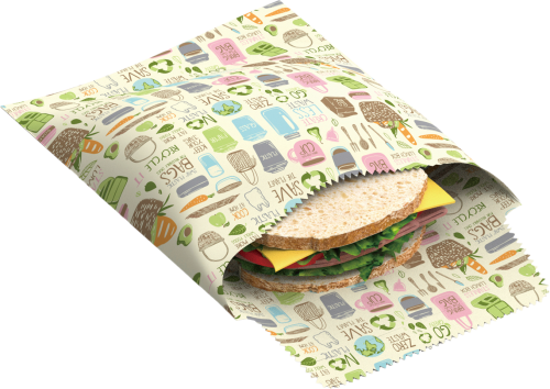 Nuts Innovations Sandwich und Snack Beutel 2er Set zero waste - Lebensmittelbehälter / Vorratsdosen