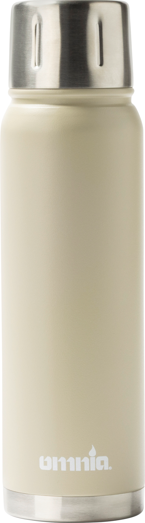 Omnia Insulated Drinks Bottle Isolierflasche Edelstahl 750 ml Beige - Isolierflaschen & Isobehälter