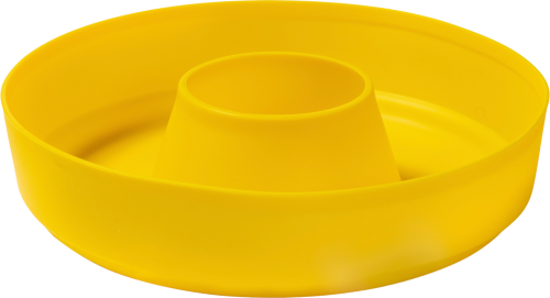 Omnia Silikonbackform 2.0 für Campingbackofen gelb - Auflauf- und Backformen