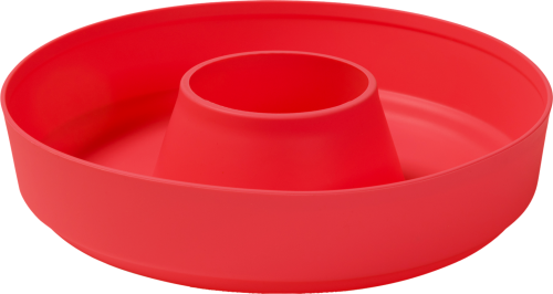 Omnia Silikonbackform 2.0 für Campingbackofen rot - Auflauf- und Backformen