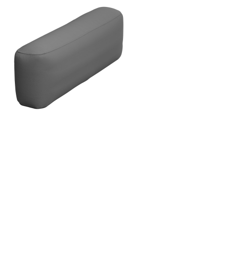 One Bar Element 2 I-Rückenlehnenbezug Dark Grey - Polster & Sitzauflagen