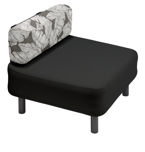 One Bar Element 2 I-Rückenlehnenbezug Palm Charcoal - Polster & Sitzauflagen