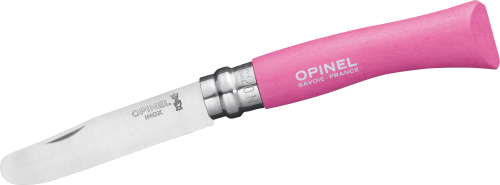 Opinel N°07 Taschenmesser für Kinder Klingenlänge 8 cm pink - Campingbesteck