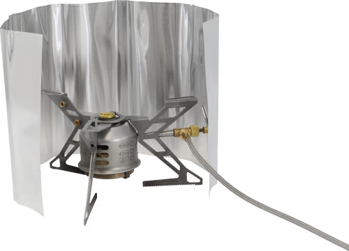 Origin Outdoors Alu Windschutz rollbar 18 cm - Umrüstung und Anbauteile