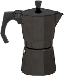 Origin Outdoors Espressokocher Bellanapoli 6 Tassen schwarz - Kaffeemaschinen & Wasserkocher