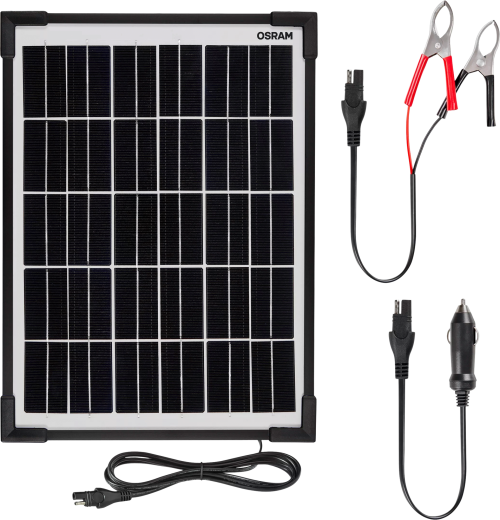 Osram Solarmodul für 12-Volt-Fahrzeuge BatteryChange Solar 10W OSP1000 - Solarmodule
