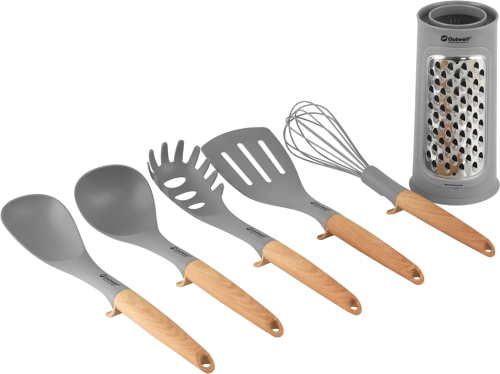 Outwell Adana Küchenutensilien-Set 6-teilig mit Transportbeutel - Kochbesteck
