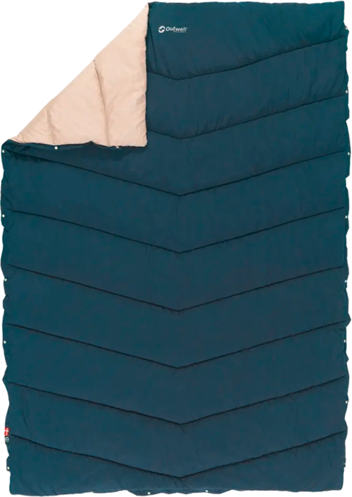 Outwell Caldera Duvet Bettdecke blau single für 1 Person 135 x 200 cm  - Decken