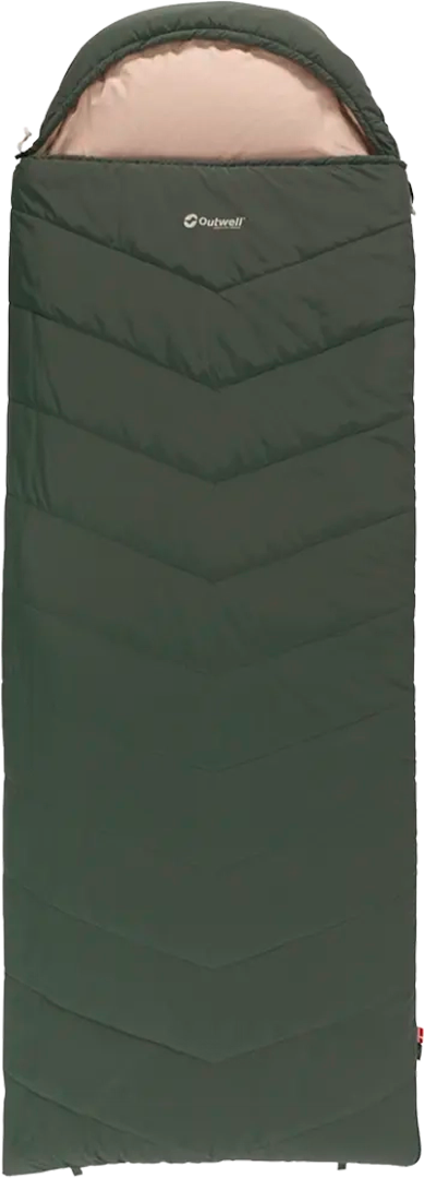 Outwell Caldera Lux kompakter Deckenschlafsack 220 x 80 cm inklusive Kissen - Schlafsäcke