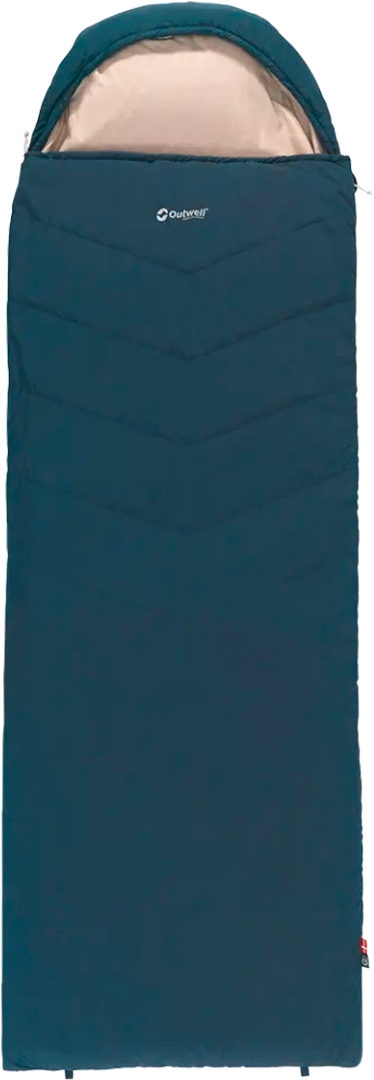 Outwell Caldera Prime kompakter Deckenschlafsack  220 x 80 cm Inklusive Kissen - Schlafsäcke