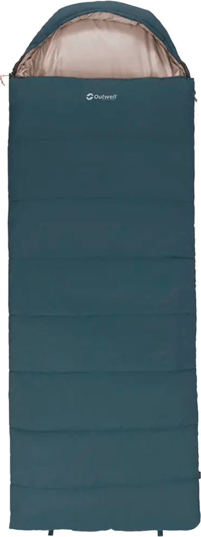 Outwell Campion Lux 3 Jahreszeiten Schlafsack 225 x 85 cm blau - Schlafsäcke