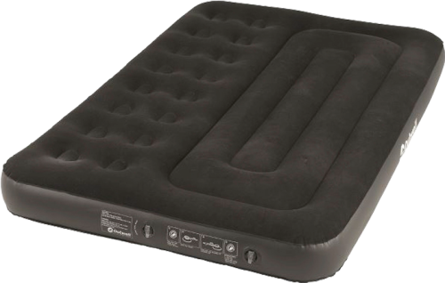 Outwell Classic Double Zwei Kammer Luftmatratze 198 x 137 cm schwarz/grau - Luftbetten