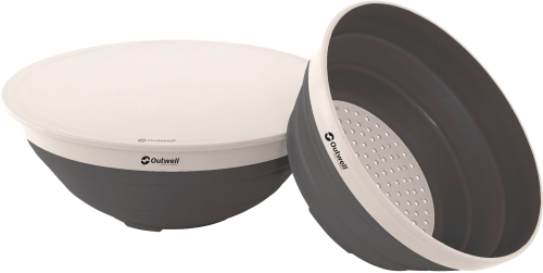Outwell Collaps Schüssel und Sieb Set 3 teilig navy night - Faltgeschirr und Faltschüsseln