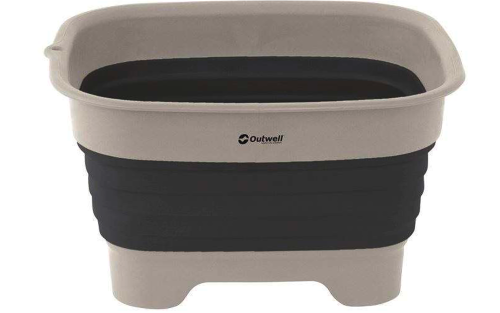 Outwell Collaps Wash Bowl Waschschüssel mit Abfluss 33,5 x 30 x 19 cm navy night - Faltgeschirr und Faltschüsseln