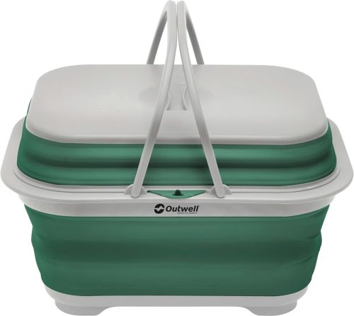 Outwell Collaps Washing Base Waschbecken mit Griff und Deckel 44 x 34 x 27 cm shadow green - Spülbecken