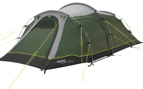 Outwell Earth 3 Plus Tunnelzelt dunkelgrün 3 Personen - 3-Personen Zelte
