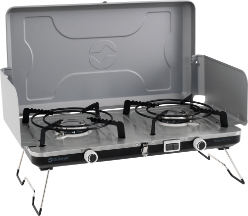 Outwell Kartuschenkocher Gaskocher Merapi Pro Duo 2-flammig 6000 W - Kartuschenkocher