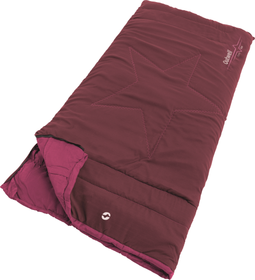 Outwell Schlafsack Champ Kids Deep Red Kinderschlafsack 150 x 70cm - Schlafsäcke