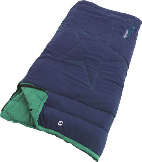 Outwell Schlafsack Champ Kids Ocean Blue Kinderschlafsack 150 x 70cm - Schlafsäcke