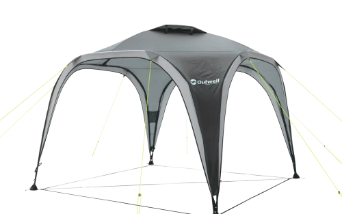 Outwell Wakefield Shelter Wetter- und Sonnenschutz Pavillon M 3 x 3 Meter - Pavillons & Tarps