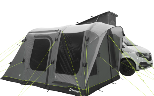 Outwell Wolfburg Air aufblasbares Busvorzelt 380 x 270 x 210 cm - Reisemobil- & Busvorzelte