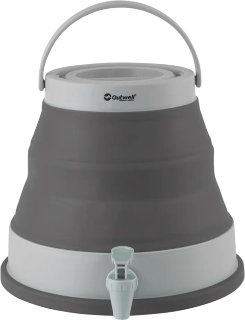 Outwell faltbarer Wasserspender 6 Liter Grey Mist - Faltgeschirr und Faltschüsseln