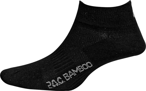 P.A.C Bamboo Quarter Unisex Socken schwarz 43-47 - Socken von PAC