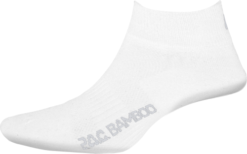 P.A.C Bamboo Quarter Unisex Socken weiß 39-42 - Socken von PAC