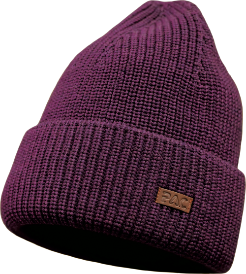 P.A.C. Alea Merino Beanie Damenmütze lila one size - Hüte & Mützen von PAC