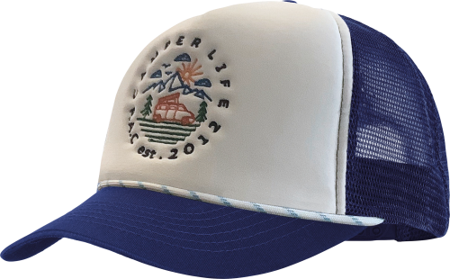 P.A.C. Foam Trucker Cap Unisex Kappe blau  - Hüte & Mützen von PAC