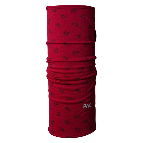 P.A.C. Merino Wool Multifunktionstuch rot one size - Schals & Multifunktionstücher von PAC