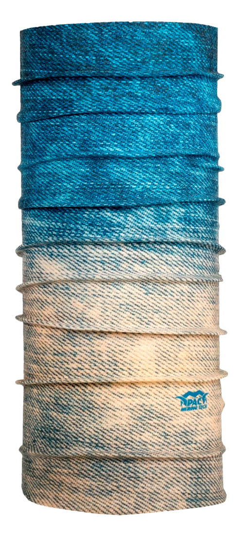 P.A.C. Recycled Merino Tech Multifunktionstuch türkis Einheitsgröße - Schals & Multifunktionstücher von PAC