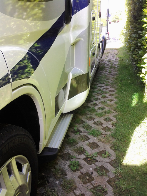 Pac Konzept Zusätzliche Einstiegstufe / Trittstufe silber passend für Ducato - Trittstufen