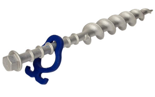 Peggy Peg Schraubhering Long Aluminium (LA) 31 cm 2er Set (PP13) - Zeltheringe & Abspannmaterial