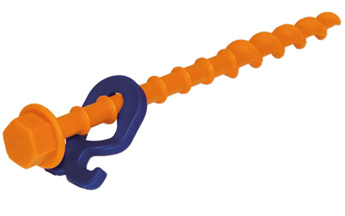 Peggy Peg Schraubheringe Normal (N) 20 cm 12er Set (PP02) - Zeltheringe & Abspannmaterial