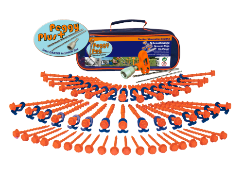 Peggy Peg Starter Kit Schraubheringe Set 84-tlg. - Zeltheringe & Abspannmaterial