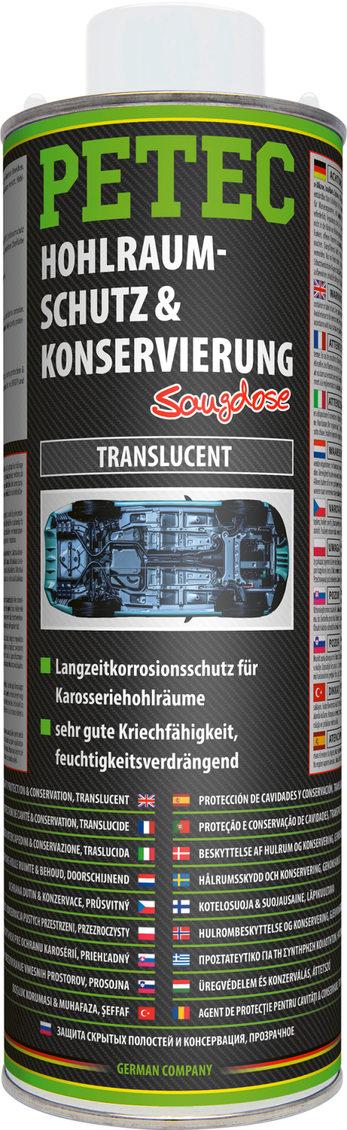 Petec Hohlraumschutz & Konservierung Saugdose 1000 ml - Technik & Wartung