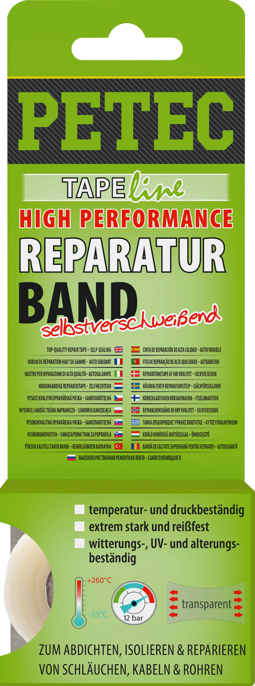 Petec Reparaturband High Performance selbstverschweißend 3 m x 25 mm - Klebstoffe & Dichtmittel
