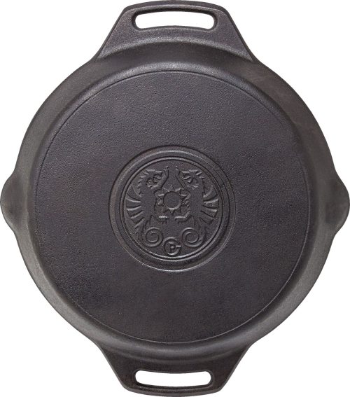 Petromax FP30 Gusseisen Feuerpfanne mit zwei Henkeln 30 cm - Camping Pfannen & Woks