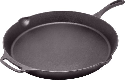 Petromax FP40-t  Gusseisen Feuerpfanne mit Stiel 40 cm - Camping Pfannen & Woks