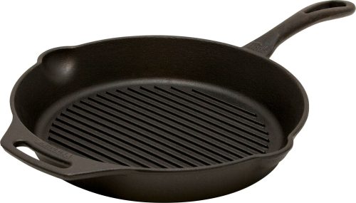 Petromax GP30 Gusseisen Grill-Feuerpfanne mit Stiel 30 cm - Camping Pfannen & Woks