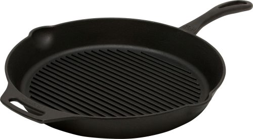 Petromax GP35 Gusseisen Grill-Feuerpfanne mit Stiel 35 cm - Camping Pfannen & Woks