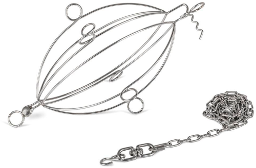 Petromax Geflügel Grillkorb mit Kette und Haken - Sonstiges Grillzubehör