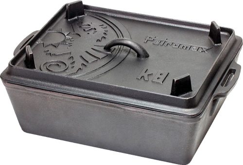 Petromax K8 Gusseisen Kastenform mit Deckel 5,5 Liter - Grillroste, Pfannen und Platten