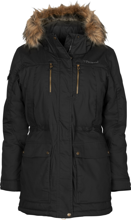 Pinewood Finnveden Damen Winterparka schwarz XL - Damenjacken