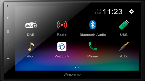 Pioneer 6,8- Mediacenter mit DAB und Weblink 2.0 - Rückfahrkameras & Rückfahrsysteme