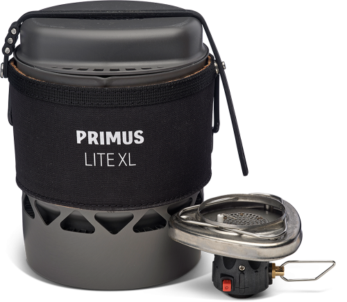 Primus Lite XL System II Gaskocher 1700 W inklusive Topf 1 Liter schwarz - Gaskocher von PRIMUS – SILVA