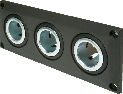 Pro Car Einbausteckdose mit 3 Powersteckdosen - 12 / 24 V Einbausteckdosen von ProCar