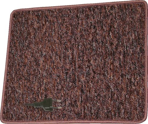 Pro Car Heizteppich Palais 230 V 100 x 60 cm orange/grau - Heizteppiche von ProCar